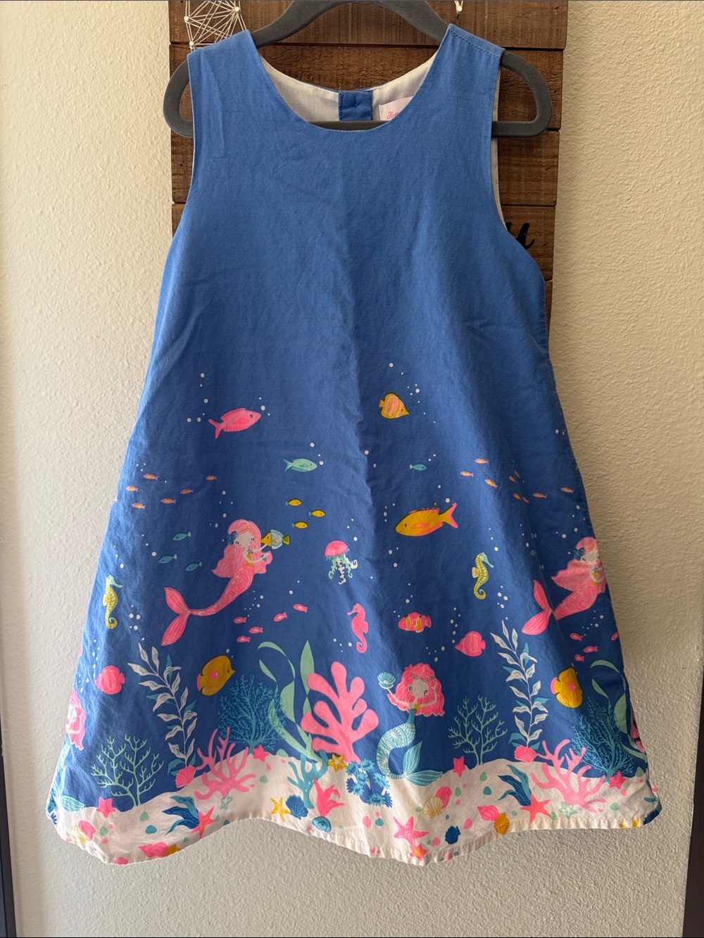 Tommy Bahama Blue Mermaid & Undersea Print Dress